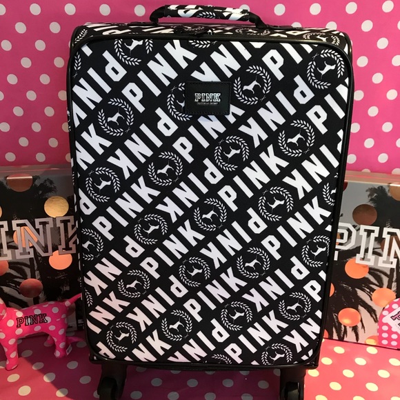 PINK Victoria's Secret Handbags - NWT VS PINK wheelie suitcase